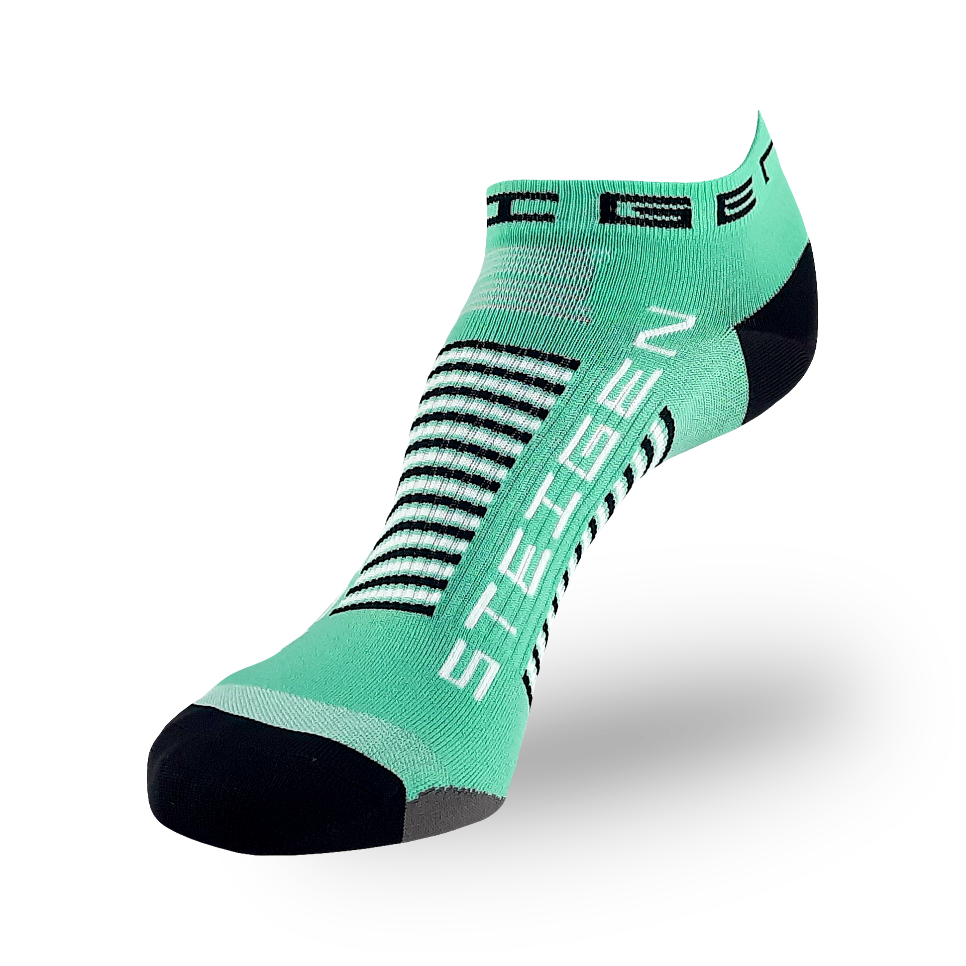 Mint Green Running Socks Zero Length