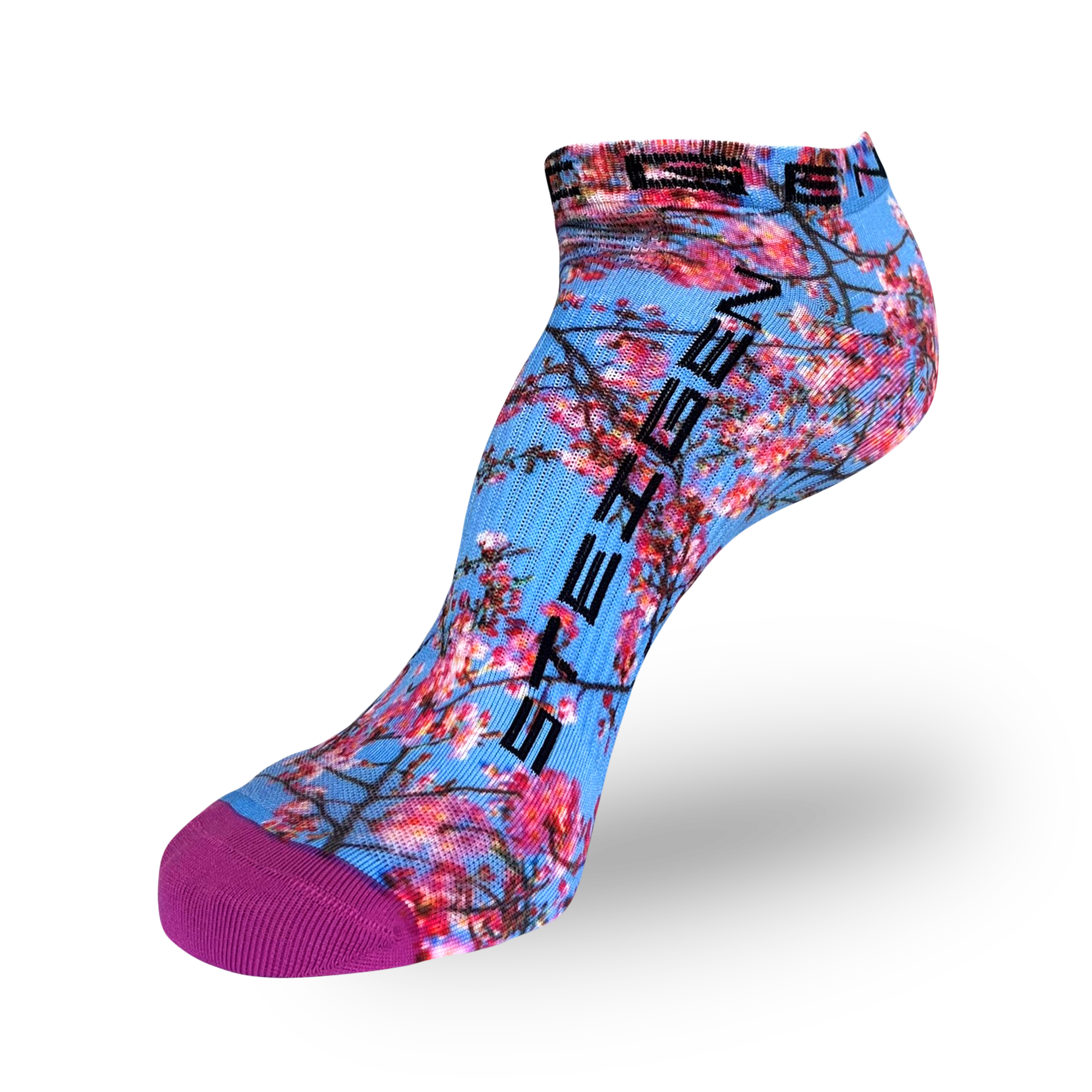Spring Blossom Running Socks Zero Length