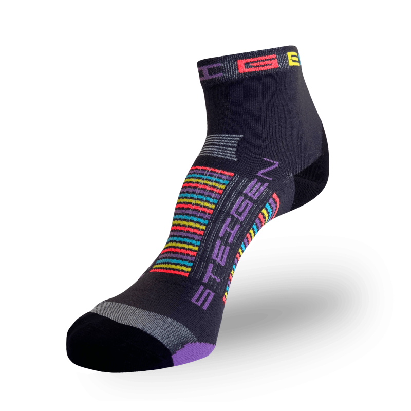 Grey Running Socks ¼ Length